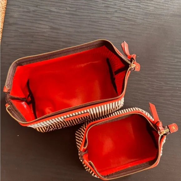 Henri Bendel Striped Canvas Dopp Kit Set - Picture 7 of 9